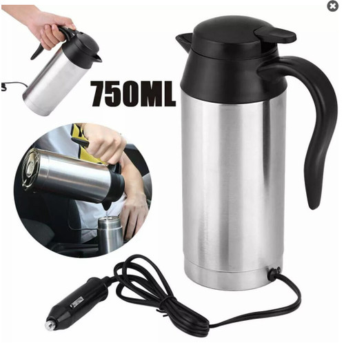 750ml 12v auto edelstahl - 12v,